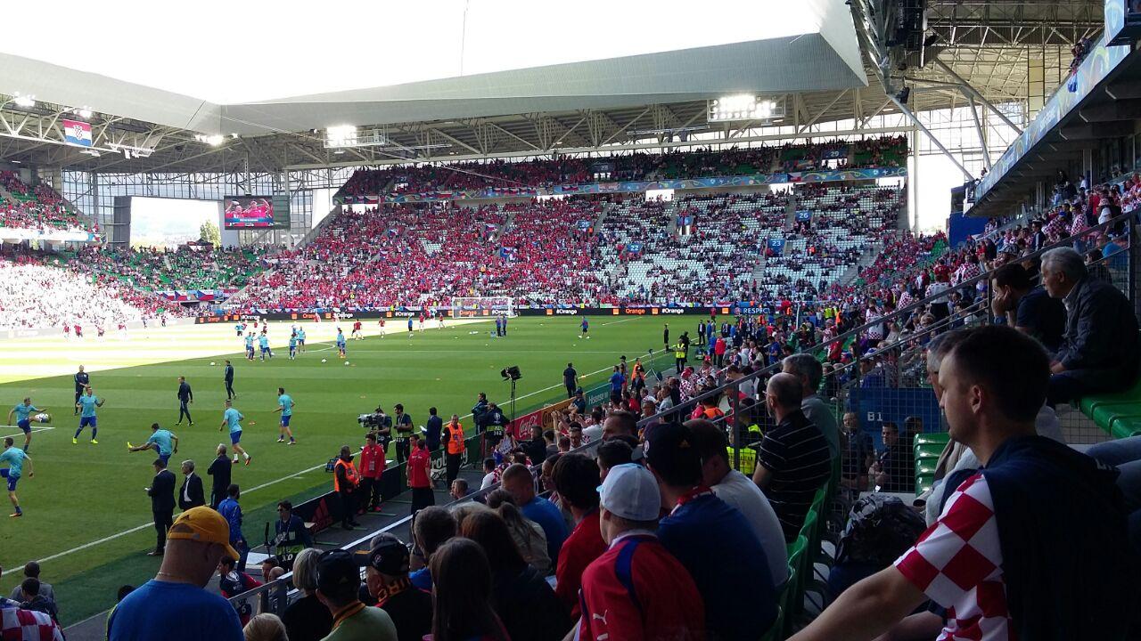 St. Étienne: zápas s Chorvatskem
